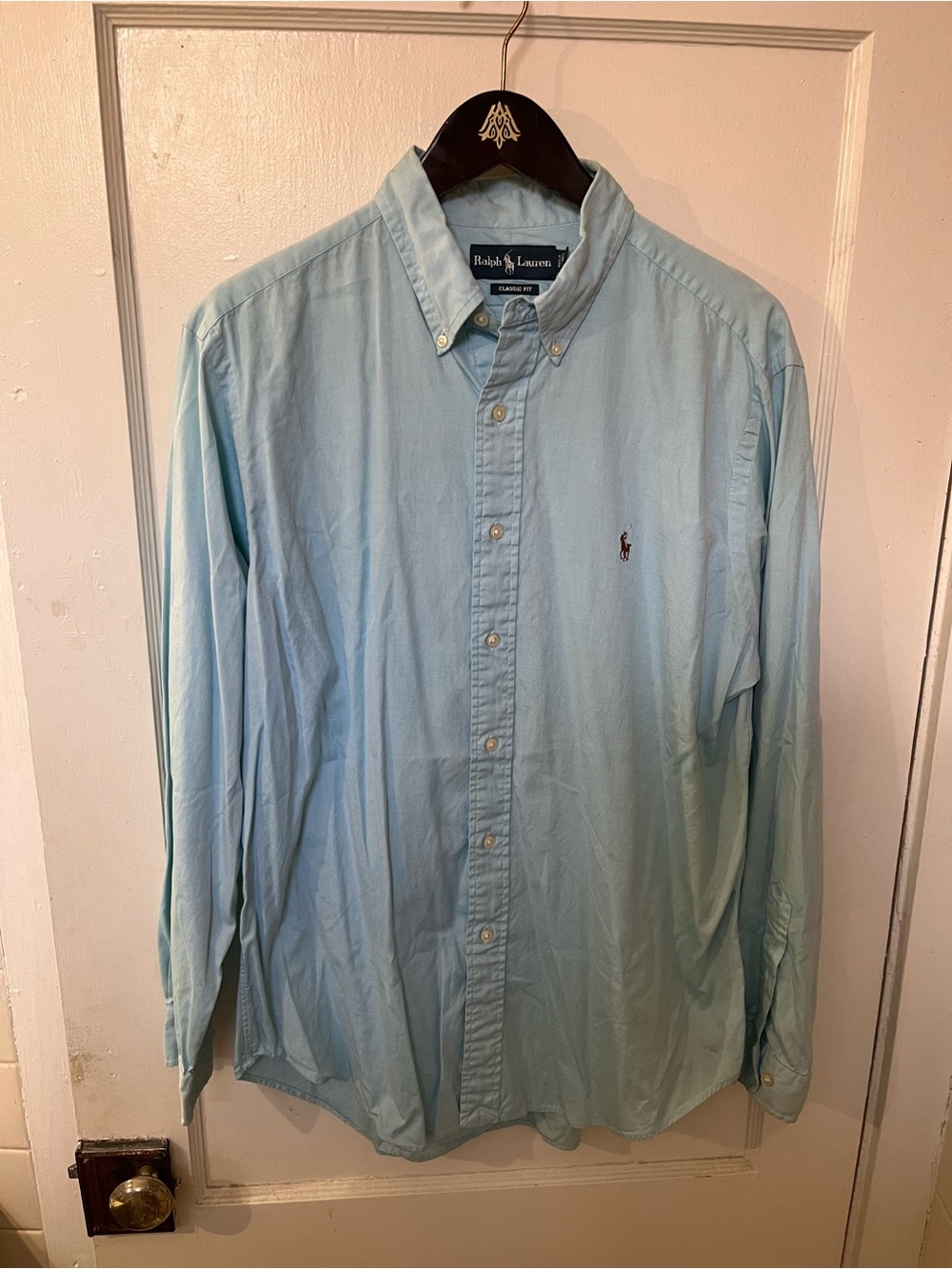 Ralph Lauren Classic Fit Dress Shirt Men’s 16.5 Button-Down Long Sleeve EUC